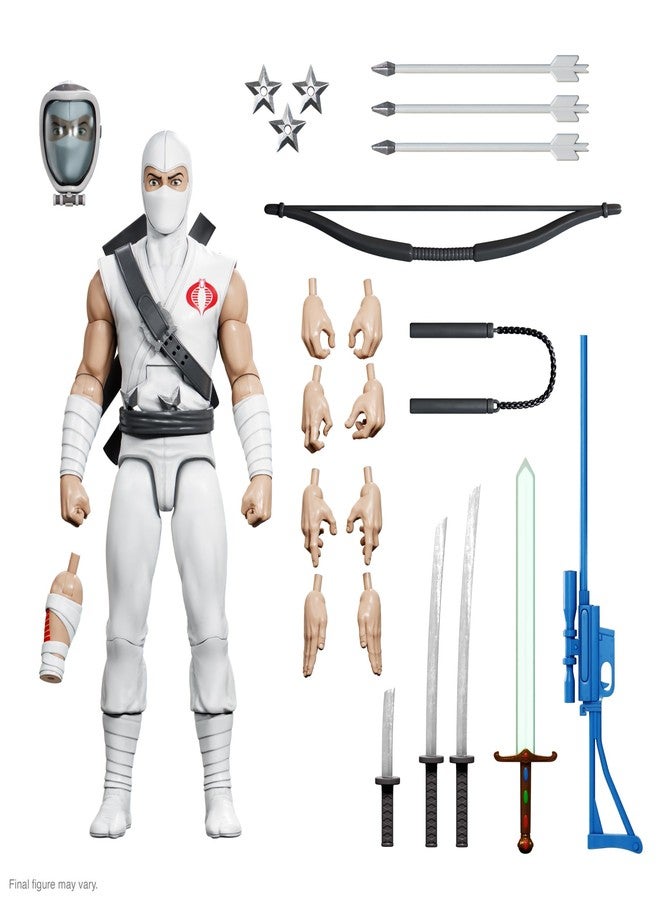 Super7 ULTIMATES! G.I. Joe Storm Shadow - 7" G.I. Joe Action Figure with Accessories Classic Cartoon Collectibles and Retro Toys - Image 1